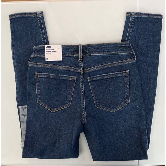 Old Navy Rockstar Super Skinny Mid-Rise Jeans Size 2 - Picture 1 of 7